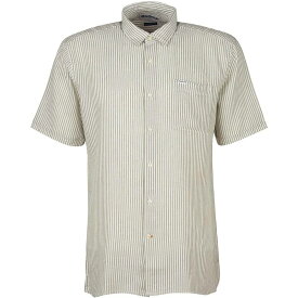 【送料無料】 バーブァー メンズ シャツ トップス Deerpark Tailored Shirt Olive