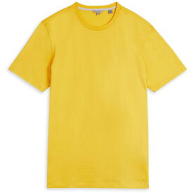 【送料無料】 テッドベーカー メンズ Tシャツ トップス Regular Fit T-Shirt YELLOW