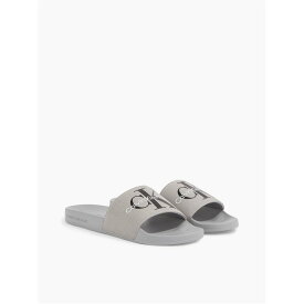 【送料無料】 カルバンクライン メンズ サンダル シューズ Calvin Klein Jeans Monogram Slide Formal Grey