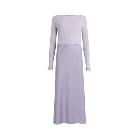 【送料無料】 オールセインツ レディース ワンピース トップス AllSaints Hera Leppo Print Dress Womens Lilac