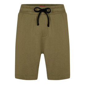 【送料無料】 フューゴ メンズ ハーフパンツ・ショーツ ボトムス Hugo Boss Sporty Logo Shorts Open Green 345