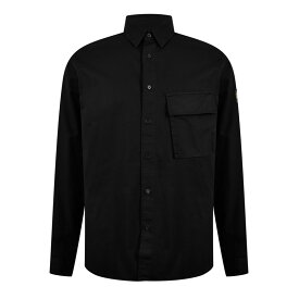 【送料無料】 ベルスタッフ メンズ シャツ トップス Scale Shirt Black