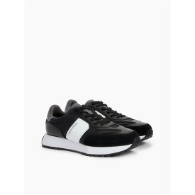 【送料無料】 カルバンクライン メンズ スニーカー シューズ Suede Trainers Blk/White