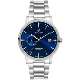 【送料無料】 ガント メンズ 腕時計 アクセサリー Mens Gant Gant East Hill Blue-Metal Watch Watch Silver and Blue