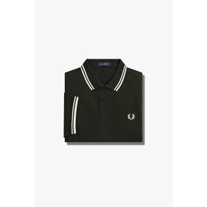 �t���b�h�y���[ �����Y �g�b�v�X T�V���c �|���V���c Fred Perry Short Sleeve Twin Tipped Polo Shirt Night Green T50 �O���[��