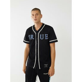 【送料無料】 トゥルーレリジョン メンズ ジャケット・ブルゾン アウター True Baseball Jrsy Sn24 Black