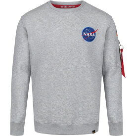 【送料無料】 アルファインダストリーズ メンズ ニット・セーター アウター Space Shuttle Sweater Grey