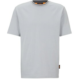【送料無料】 ボス メンズ Tシャツ トップス Terete T Shirt Lt Grey 050