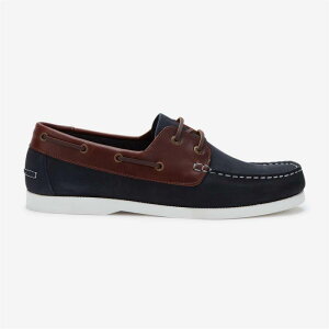 �W���b�N �E�B���X �����Y �V���[�Y �X�j�[�J�[ ���U�[ Jack Wills Leather Boat Shoes Navy �l�C�r�[