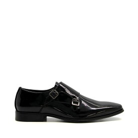 【送料無料】 デューンロンドン メンズ スニーカー シューズ Stone Smart Shoes Patent Black