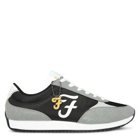 【送料無料】 ファーラー メンズ スニーカー シューズ Farah Santo Runner Sn24 Black/Grey