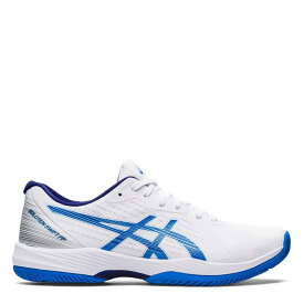 【送料無料】 アシックス メンズ スニーカー シューズ Solution Swift FF Men's Tennis Shoes White/Electric