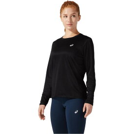 【送料無料】 アシックス レディース シャツ トップス Women's Core LS Running Top Black