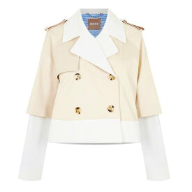 【送料無料】 ボス レディース ジャケット・ブルゾン アウター Boss Cowina - JKT Ld32 Open White 118