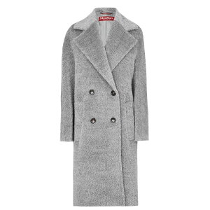 �}�b�N�X�}�[�� ���f�B�[�X �A�E�^�[ �R�[�g Max Mara Studio MMS Melodia Coat Ld10 010 Medium G