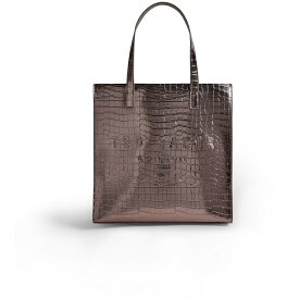 【送料無料】 テッドベーカー レディース ハンドバッグ バッグ Ted Baker Croccon Large Tote Bag Gunmetal