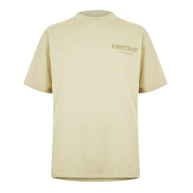 【送料無料】 ファイヤートラップ メンズ Tシャツ トップス Established T-Shirt Sn33 Pale Sage