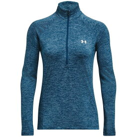 【送料無料】 アンダーアーマー レディース パーカー・スウェット アウター Tech Half Zip Top Womens Varsity Blue