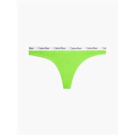 【送料無料】 カルバンクライン レディース パンツ アンダーウェア Carousel Thong Green Flash