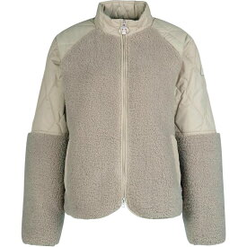 【送料無料】 バーブァー レディース パーカー・スウェット アウター Surf Fleece Jacket Lt Sand