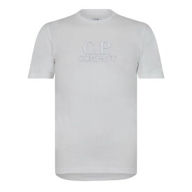 【送料無料】 シーピーカンパニー メンズ シャツ トップス Cp 30/1 Jersey Emb L Sn34 Gauze White 103