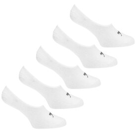 【送料無料】 スラセンジャー レディース 靴下 アンダーウェア Invisible 5 Pack Socks Ladies White