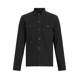 【送料無料】 オールセインツ メンズ ジャケット・ブルゾン アウター All Carlton Jacket Sn34 Washed Black