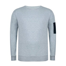 【送料無料】 ファイヤートラップ メンズ パーカー・スウェット アウター Pocket Crew Fleece Sweater Mens Grey Marl