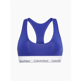 【送料無料】 カルバンクライン レディース ブラジャー アンダーウェア Modern Cotton Logo Bralette Spectrum Blue
