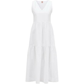 【送料無料】 ボス レディース ワンピース トップス Boss Ditesta Dress Womens White