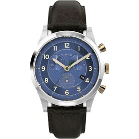 【送料無料】 タイメックス メンズ 腕時計 アクセサリー Mens Timex Watch Silver, Blue and Black