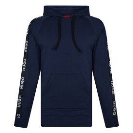 【送料無料】 フューゴ メンズ パーカー・スウェット フーディー アウター Hugo Boss Sporty Logo Hoodie Mens Dark Blue 405