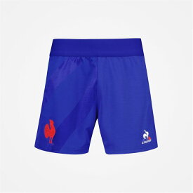 【送料無料】 ルコックスポルティフ メンズ パーカー・スウェット アウター FFR France Rugby Home 22/23 Home Shorts Cobalt