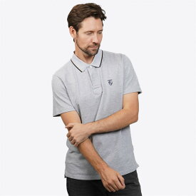 【送料無料】 ハウィック メンズ ポロシャツ トップス Howick Polo Shirt Grey