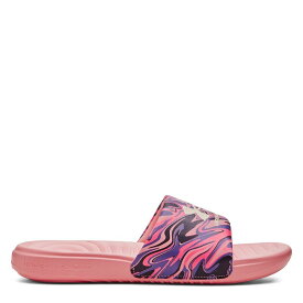 【送料無料】 アンダーアーマー レディース サンダル シューズ Ansa Graphic Womens Pool Shoes Posh Pink