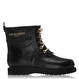 【送料無料】 イルセヤコブセン レディース ブーツ・レインブーツ シューズ Ankle Rubberboot Black 001