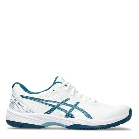 【送料無料】 アシックス メンズ スニーカー シューズ Gel-Game 9 Men's Tennis Shoes White/Restful T