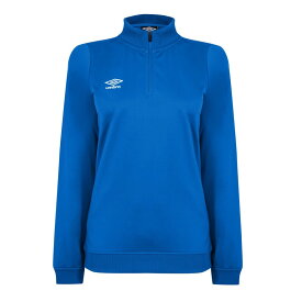 【送料無料】 アンブロ レディース シャツ トップス Club Half Zip Fleece TW Royal