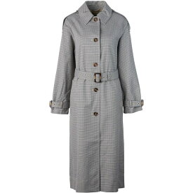 【送料無料】 バーブァー レディース コート アウター Marie Showerproof Trench Coat Mini Check