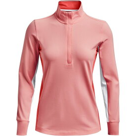 【送料無料】 アンダーアーマー レディース パーカー・スウェット アウター Storm Midlayer Zip Top Womens Pink