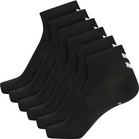 【送料無料】 ヒュンメル レディース 靴下 アンダーウェア Chevron 6 Pack of Socks Black