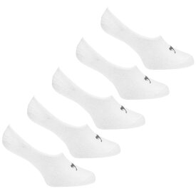 【送料無料】 スラセンジャー メンズ 靴下 アンダーウェア Invisible 5 Pack Trainer Socks Mens White