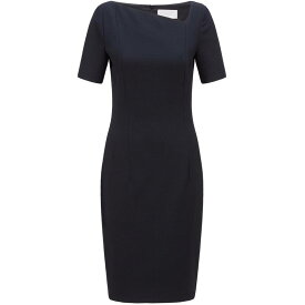 【送料無料】 ボス レディース ワンピース トップス Boss Dakera J Dress Ld09 Navy