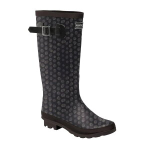 Kb^ fB[X V[Y u[cECu[c Regatta Lady Fairweather II Wellies BlkAnimalPrt