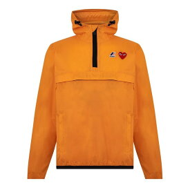 【送料無料】 コム・デ・ギャルソン メンズ ジャケット・ブルゾン アウター X K-Way Full Zip Jacket Orange