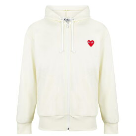 【送料無料】 コム・デ・ギャルソン メンズ パーカー・スウェット フーディー アウター Zip Hoodie Ivory