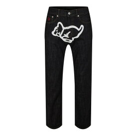 【送料無料】 アイスクリーム メンズ デニムパンツ ボトムス IC Puppy Jeans Sn34 Black