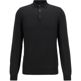 【送料無料】 ボス メンズ Tシャツ トップス Bono Polo Sweater Black