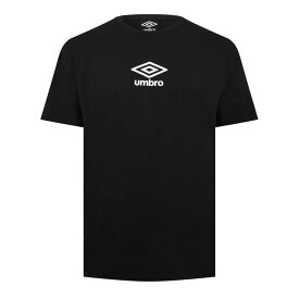 【送料無料】 アンブロ メンズ Tシャツ トップス Emblem Tee Sn99 Black/White