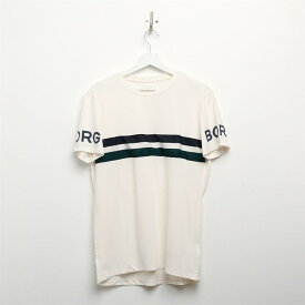 【送料無料】 ビヨン ボルグ メンズ Tシャツ トップス Borg T-Shirt White